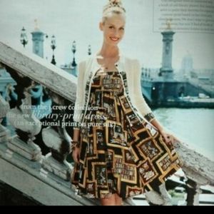 Net's JCrew 100% Silk Library Dress Sz 10